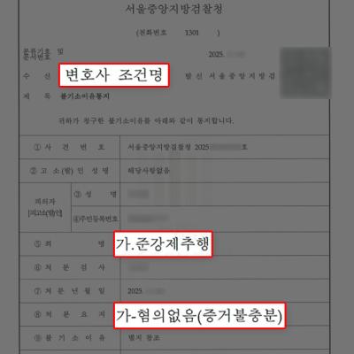 [강제추행] 부하직원에게 준강제추행으로 고소당한 대표, 무혐의 불기소 이끌어내